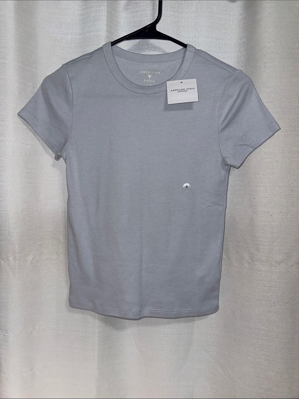 American Eagle Hey Baby Tee -Blue